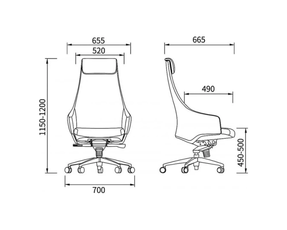 Кресло руководителя Гауди