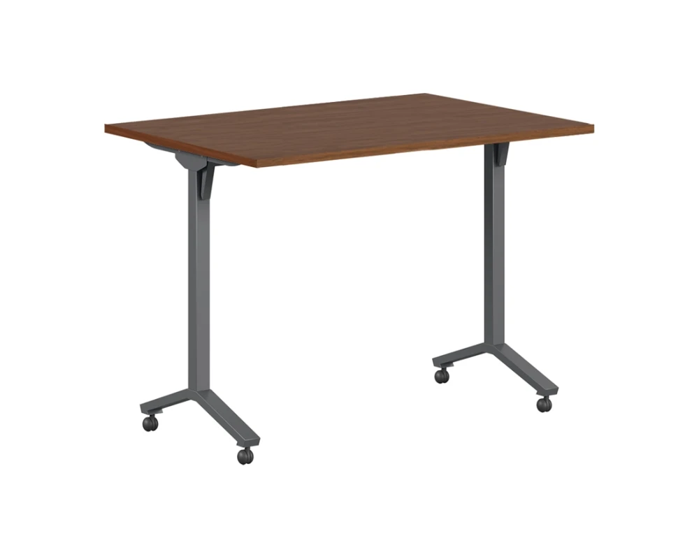Стол мобильный складной 120 Тренд Метал / Trend Metal Орех