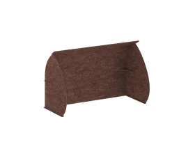 Кабина настольная скругленная на стол VE.KB2-138.6 1380x600x1000 Акустикс / AcustiX images