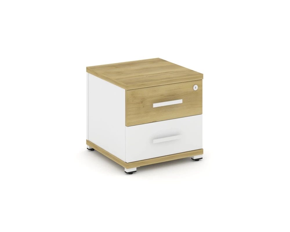 Тумба приставная 2 ящ. CN.TUP-001 W 420x420x416 Концепт / Concept