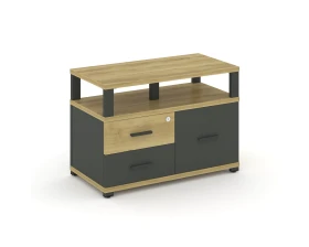 Тумба приставная широкая 2 ящ. 1 распаш. фасад с надставкой широкой CN.TSP-006 A 836x420x583 Концепт / Concept images