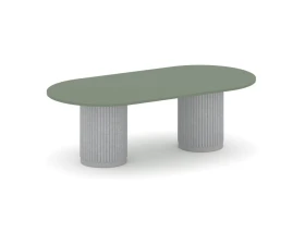 Стол переговорный овальный PR.C.SPRG-007.D 2400х1200х750 Фелто / Felto images