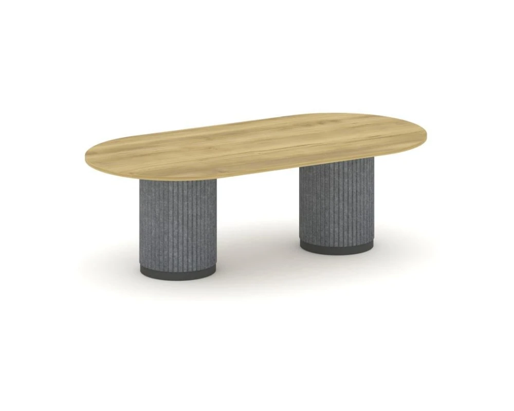 Стол переговорный овальный PR.C.SPRG-007.D 2400х1200х750 Фелто / Felto