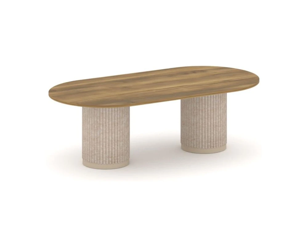 Стол переговорный овальный PR.C.SPRG-007.D 2400х1200х750 Фелто / Felto