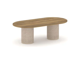 Стол переговорный овальный PR.C.SPRG-007.D 2400х1200х750 Фелто / Felto images