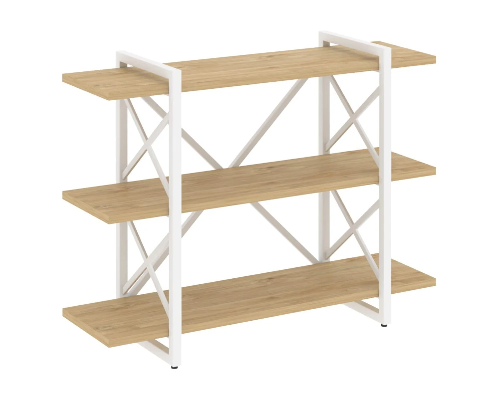 Стеллаж на регулируемых опорах - 3 полки 1200х400х910 Лофт / Loft