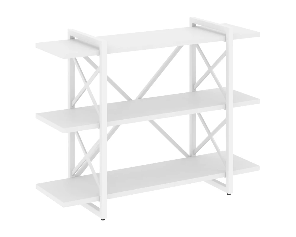 Стеллаж на регулируемых опорах - 3 полки 1200х400х910 Лофт / Loft