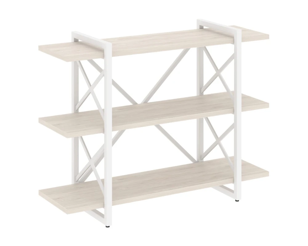 Стеллаж на регулируемых опорах - 3 полки 1200х400х910 Лофт / Loft