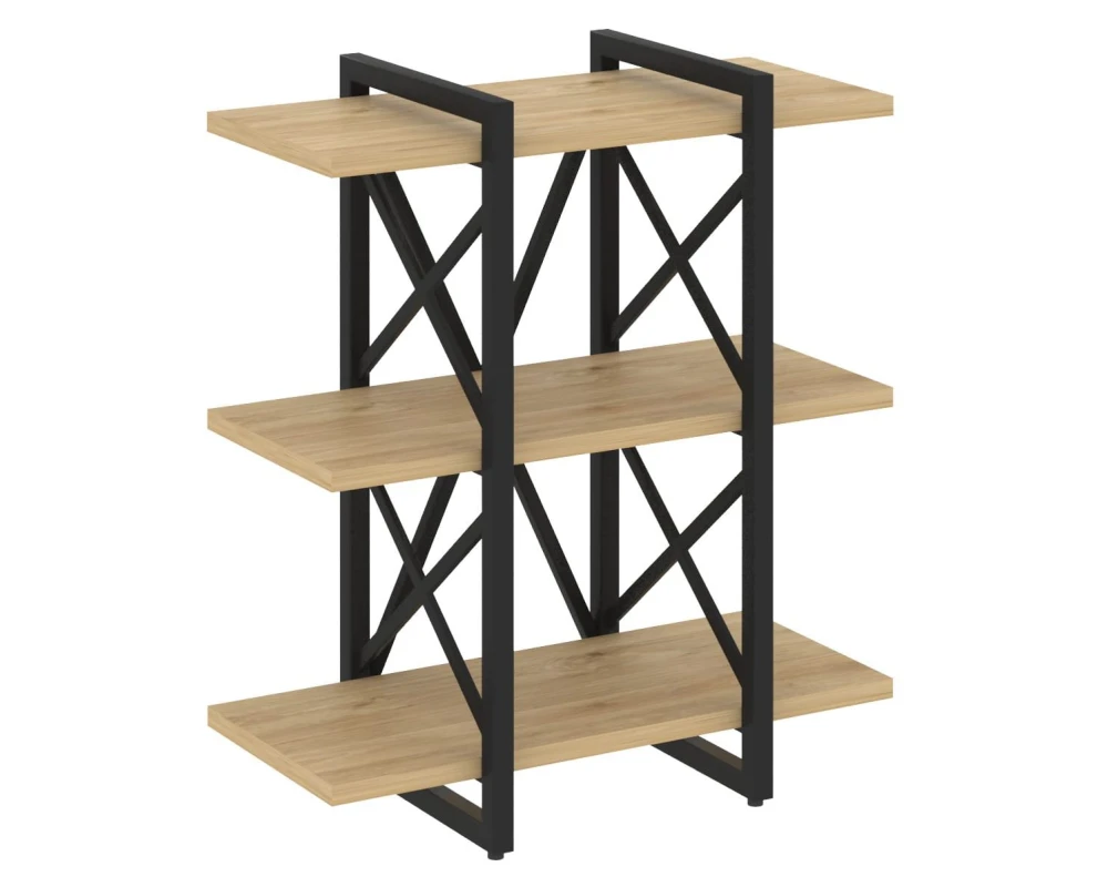Стеллаж на регулируемых опорах - 3 полки V 800х400х910 Лофт / Loft