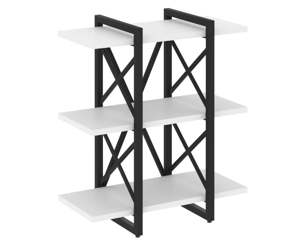 Стеллаж на регулируемых опорах - 3 полки V 800х400х910 Лофт / Loft