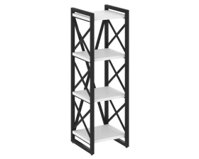 Стеллаж на регулируемых опорах - 4 полки 400х400х1280 Лофт / Loft images