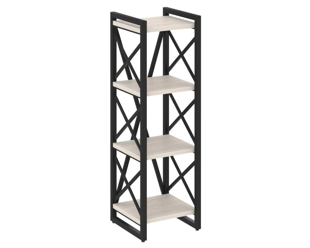 Стеллаж на регулируемых опорах - 4 полки 400х400х1280 Лофт / Loft