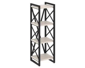 Стеллаж на регулируемых опорах - 4 полки 400х400х1280 Лофт / Loft images