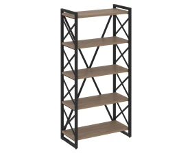 Стеллаж на регулируемых опорах - 5полок 800х400х1650 Лофт / Loft images