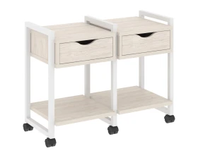 Тумба на колесных опорах наборная. Вариант №1 970х460х767 Лофт / Loft images