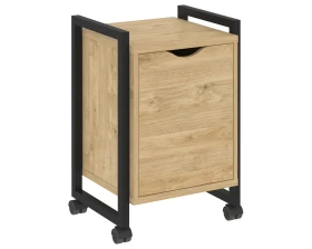 Тумба на колесных опорах с распашным фасадом 500х460х767 Лофт / Loft images