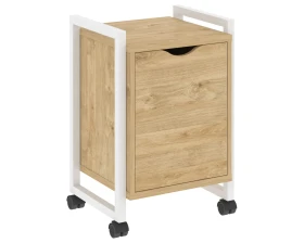 Тумба на колесных опорах с распашным фасадом 500х460х767 Лофт / Loft images