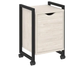 Тумба на колесных опорах с распашным фасадом 500х460х767 Лофт / Loft images