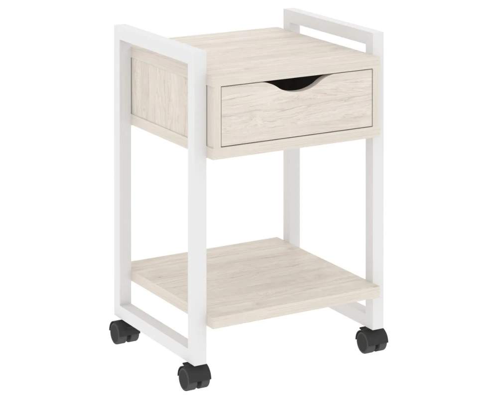 Тумба на колесных опорах с ящиком и полкой 500х460х767 Лофт / Loft
