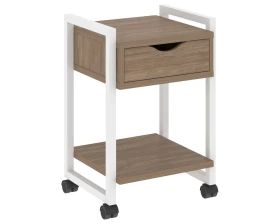 Тумба на колесных опорах с ящиком и полкой 500х460х767 Лофт / Loft images