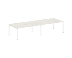 Переговорный стол (2 столешницы) на П-образном м/к 360x123,5x75 Метал Систем / Metal System images