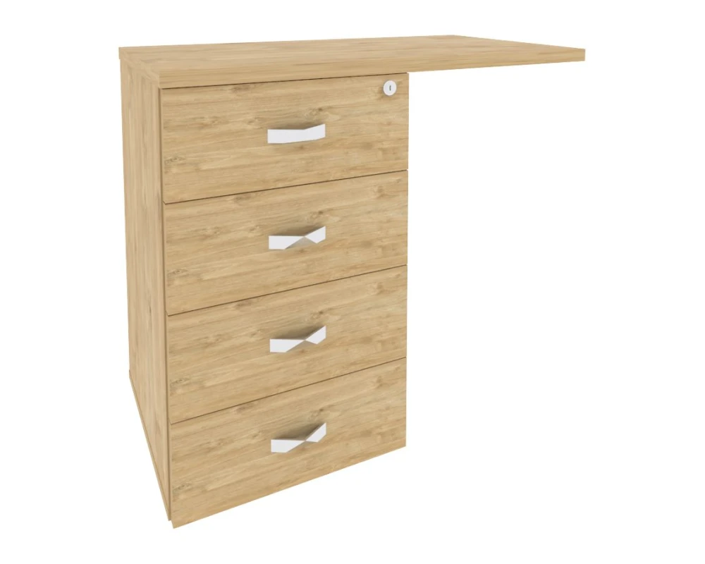 Тумба приставная (универсальная л/пр) 842x460x750 Оникс Директ / Onix Direct