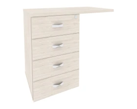 Тумба приставная (универсальная л/пр) 842x460x750 Оникс Директ / Onix Direct images