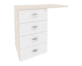 Тумба приставная (универсальная л/пр) 842x460x750 Оникс Директ / Onix Direct images