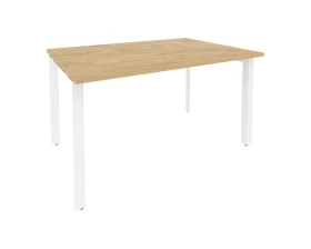 Стол переговорный (1 столешница) на П-образном м/к 1380x980x750 Оникс / Onix images