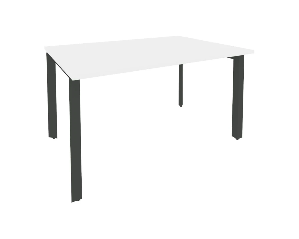 Стол переговорный (1 столешница) на П-образном м/к 1380x980x750 Оникс / Onix