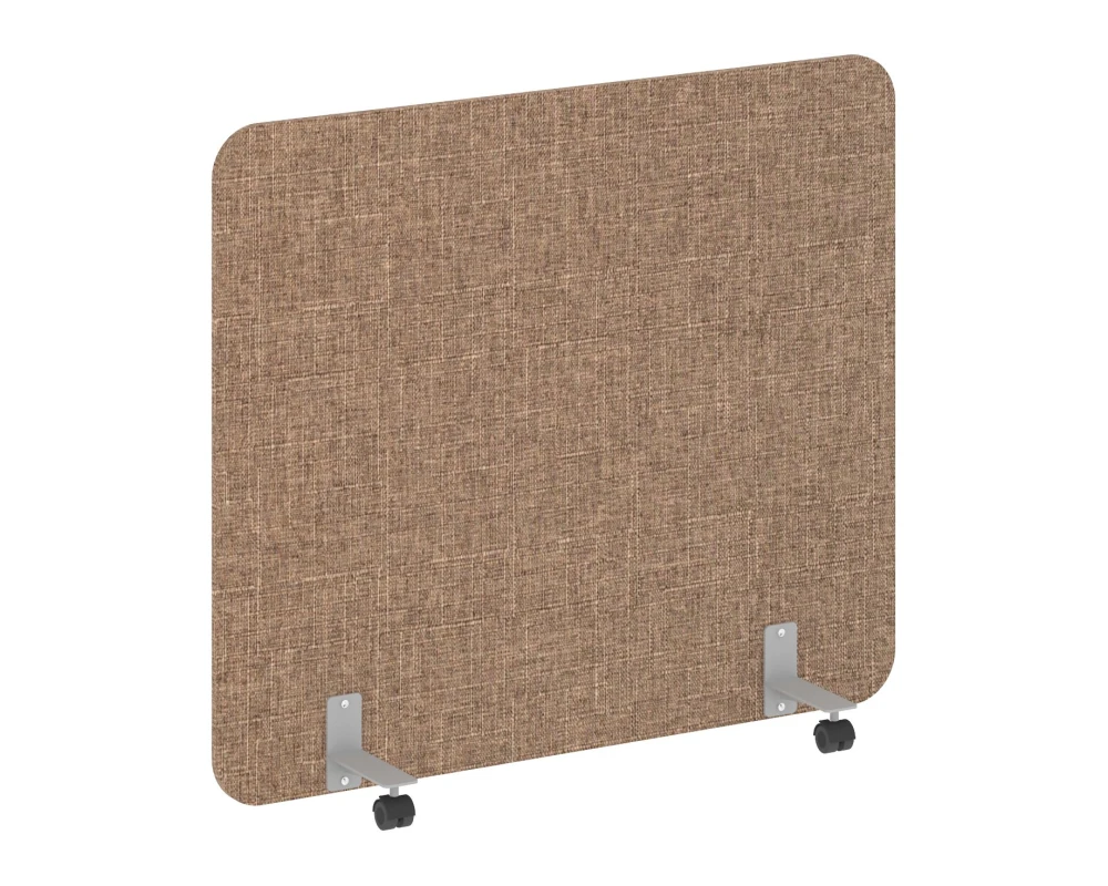 Перегородка на металлических опорах, на роликах 1360x18x1200 Р-лайн софт / R-line soft