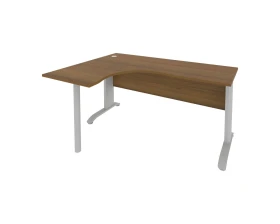 Стол офисный угловой левый металлокаркас 1600x1200x755 Рива / Riva images