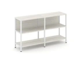 Двухсекционный стеллаж двухярусный 1590х400х879 Шелф Систем / Shelf System images