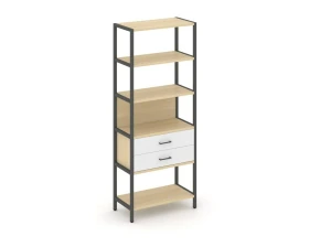 Односекционный стеллаж пятиярусный с ящиками 810х400х1980 Шелф Систем / Shelf System images