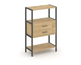 Односекционный стеллаж трехярусный с ящиками 810х400х1246 Шелф Систем / Shelf System images