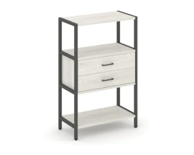 Односекционный стеллаж трехярусный с ящиками 810х400х1246 Шелф Систем / Shelf System images