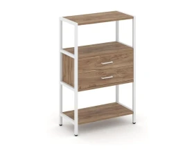 Односекционный стеллаж трехярусный с ящиками 810х400х1246 Шелф Систем / Shelf System images