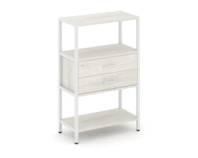 Односекционный стеллаж трехярусный с ящиками 810х400х1246 Шелф Систем / Shelf System images