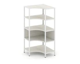 Односекционный угловой стеллаж четырехярусный 810х810х1613 Шелф Систем / Shelf System images