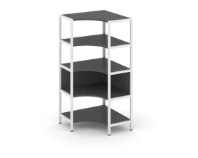 Односекционный угловой стеллаж четырехярусный 810х810х1613 Шелф Систем / Shelf System images