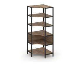 Односекционный угловой стеллаж пятиярусный 810х810х1980 Шелф Систем / Shelf System images