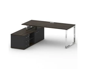 Стол для руководителя с опорной греденцией , левый 200 Шифт / Shift images