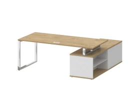 Стол для руководителя с опорной греденцией , левый 200 Шифт / Shift images