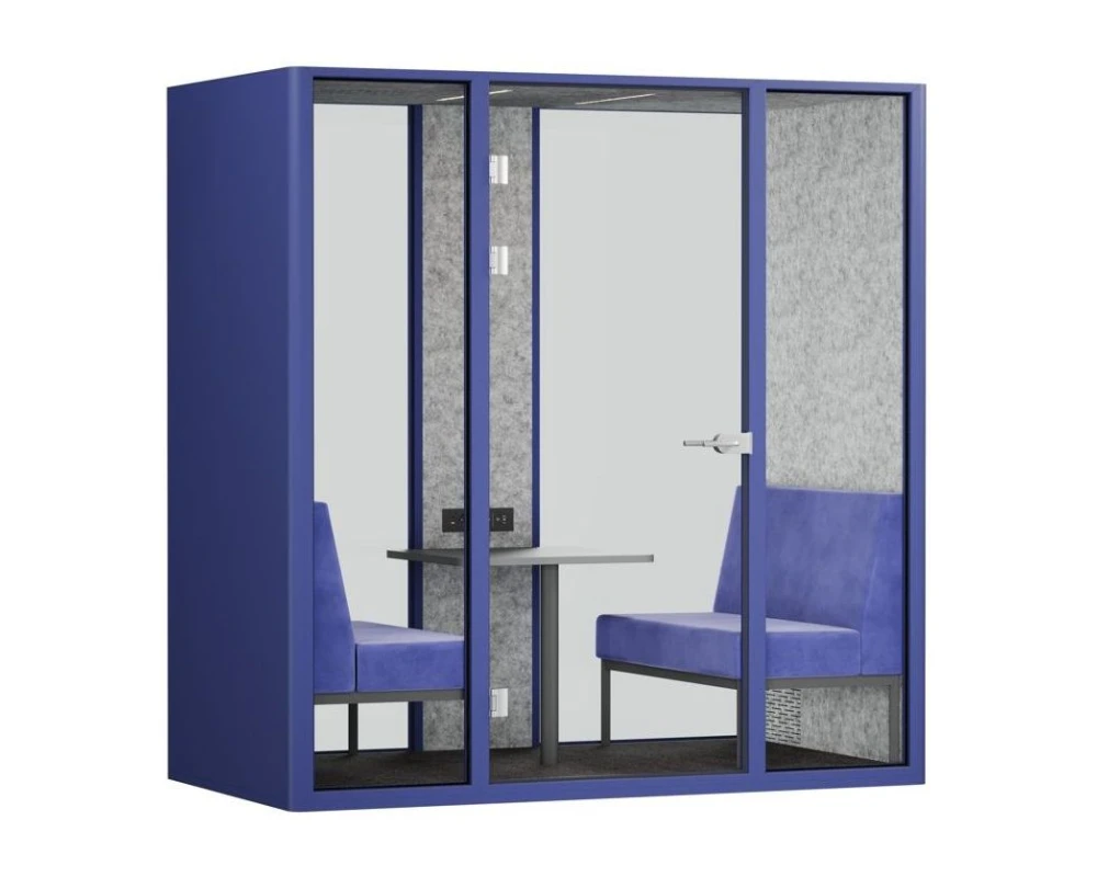 Акустическая кабина СаундКуб / SoundCube RV QUATTRO (задняя стенка стекло)