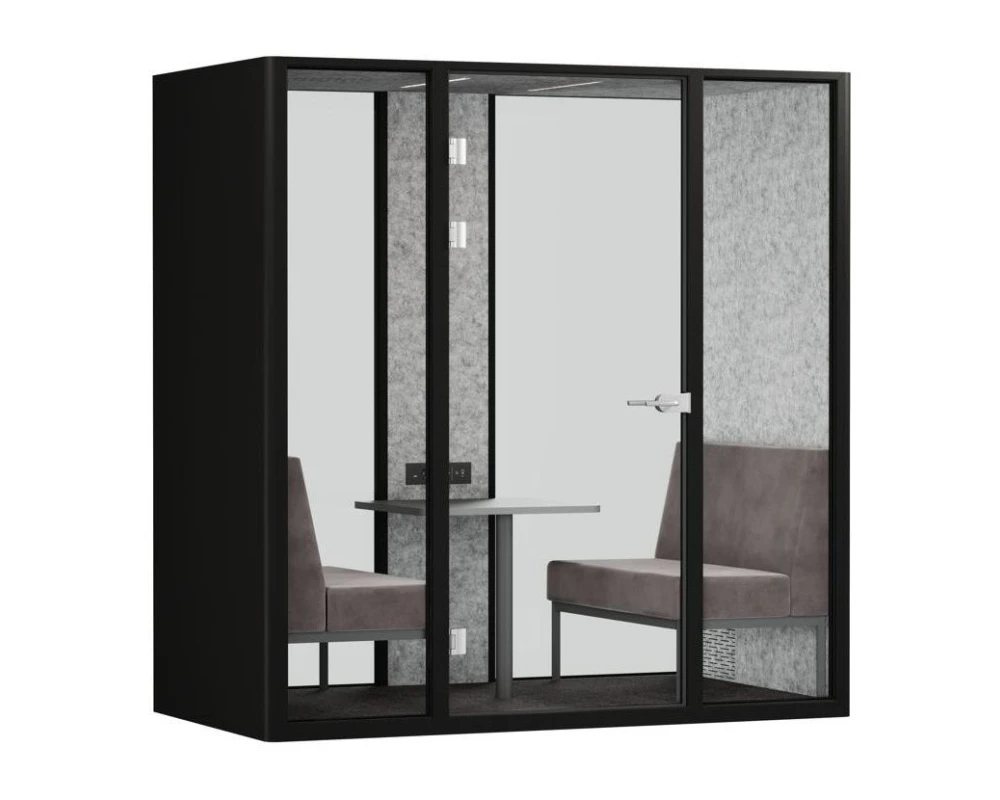 Акустическая кабина СаундКуб / SoundCube RV QUATTRO (задняя стенка стекло)