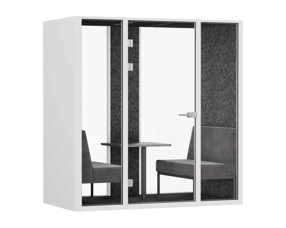 Акустическая кабина СаундКуб / SoundCube RV QUATTRO (задняя стенка стекло)