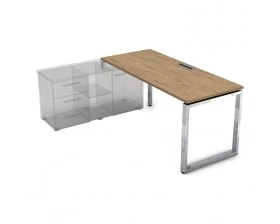 Стол рабочий, прямолинейный три опоры, левый (1600*700*750) НСТЛ-О.974 Gloss Line images