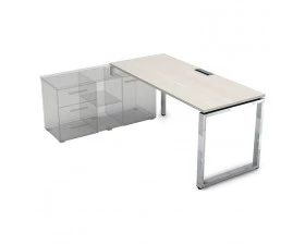 Стол рабочий, прямолинейный три опоры, левый (1600*700*750) НСТЛ-О.974 Gloss Line images