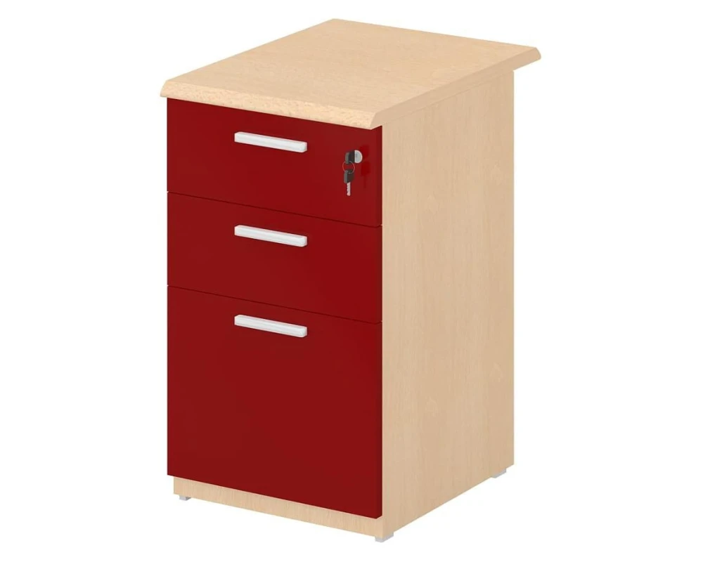 Тумба приставная (ДСП) с ящиками ПК-ТФ-ТМП43Х60УД/ПФ-В22 Технофорвард