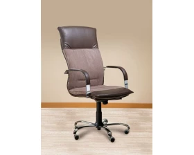 Кресло БЕРЛИН П, комб, хром images